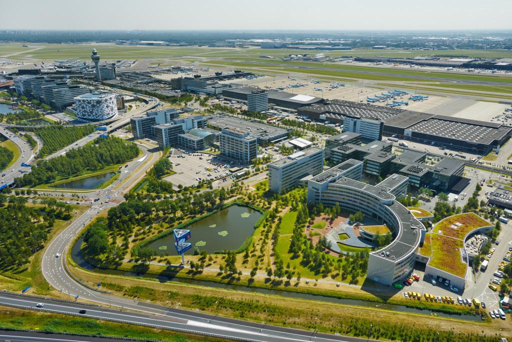 Luchtfoto Schiphol