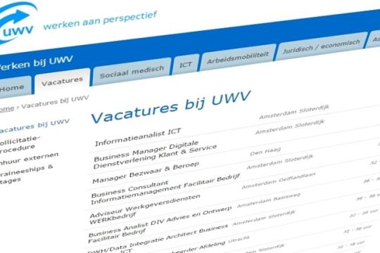 UWV werkloosheid gedaald juli 2018