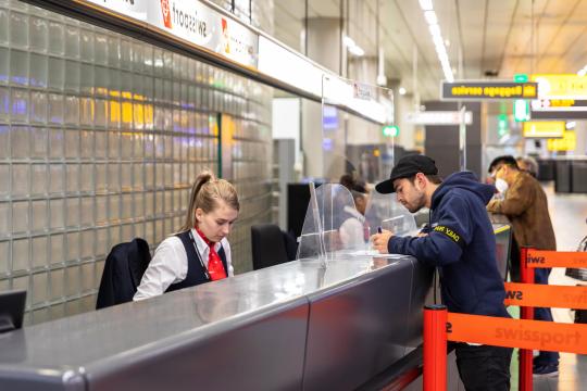 baliemedewerkster Schiphol